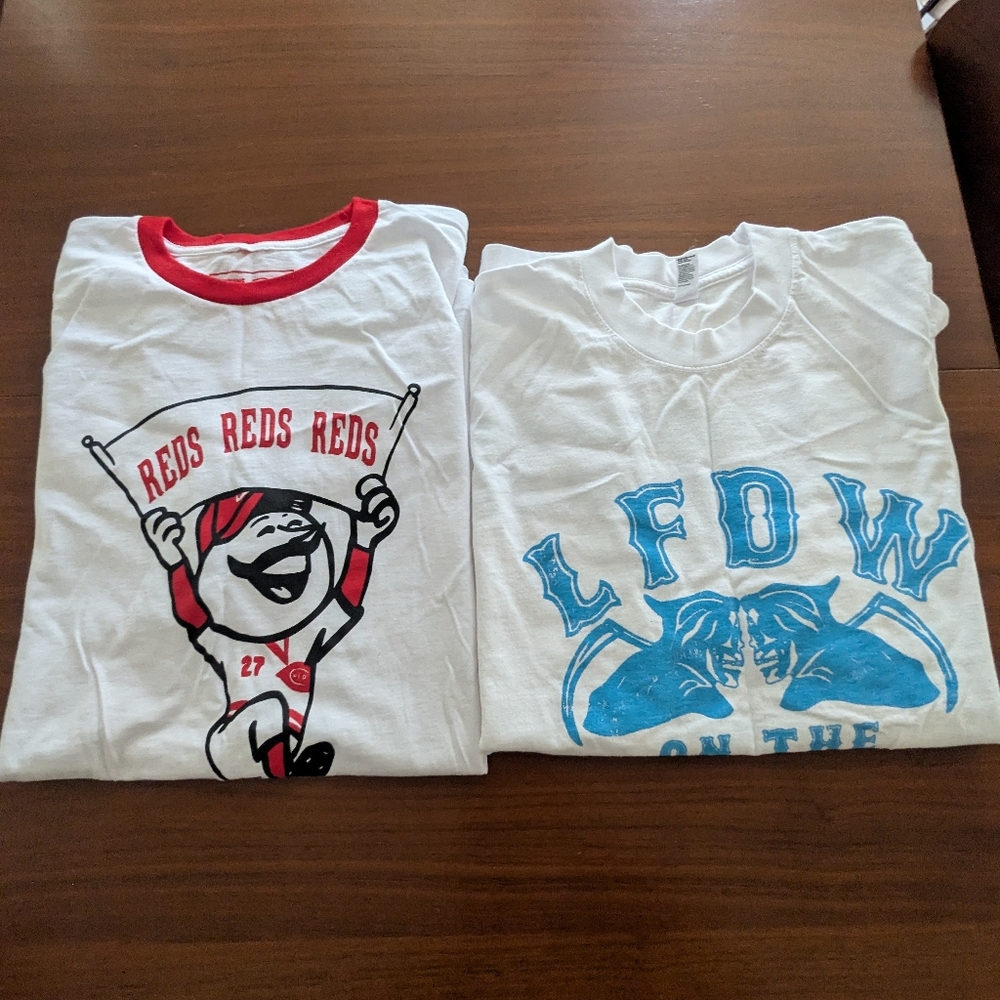 LFDW Live Forever Die Whenever Motorcycle Brand T Shirts White XL Biker Tee